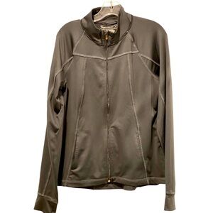 Tek Gear charcoal gray Jacket with Full-Zip and High Collar Large
C